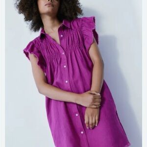 Melissa Nepton Sunset linen dress